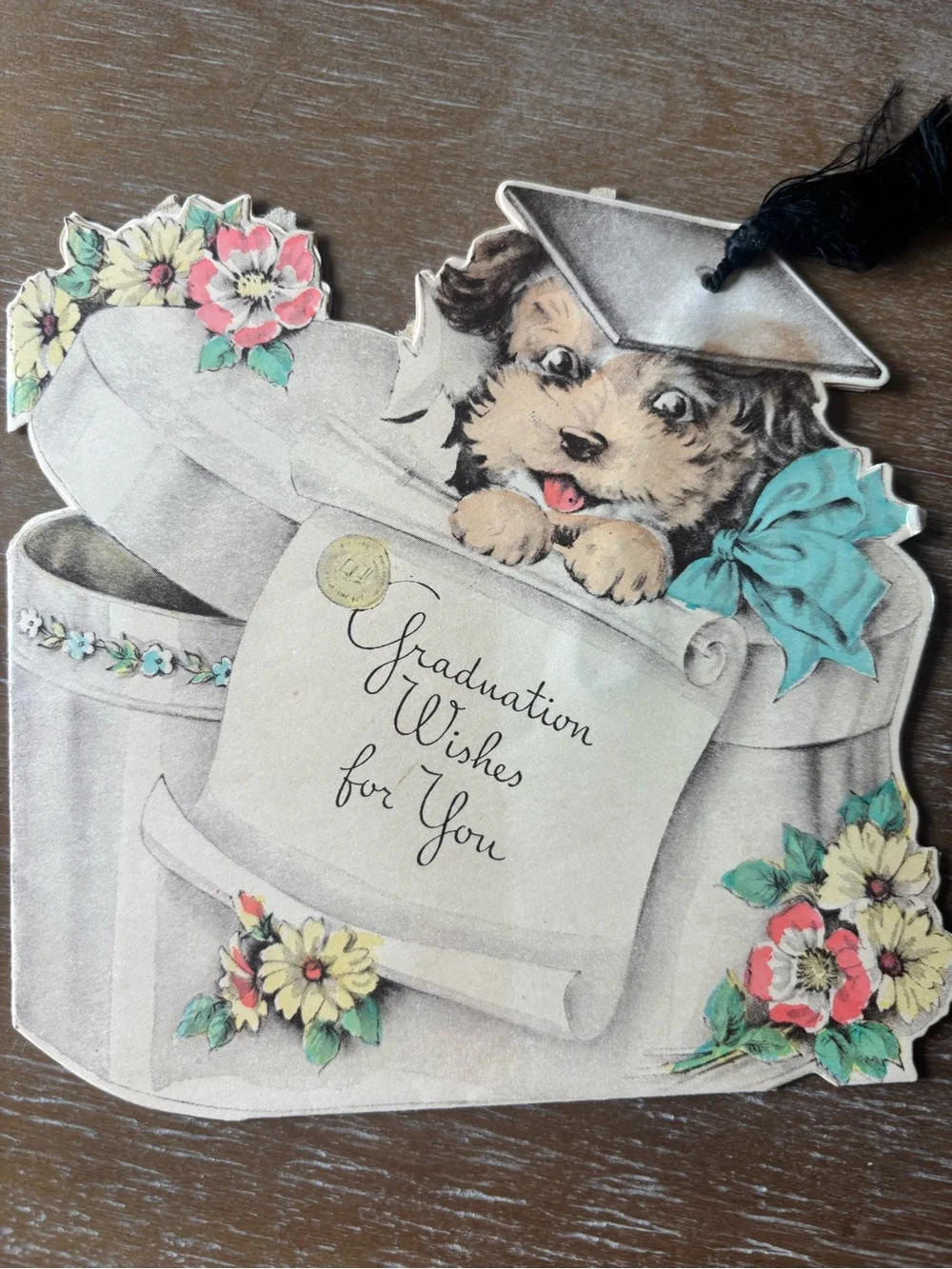Vintage Graduation Greeting Cards - Assorted Pastel Designs